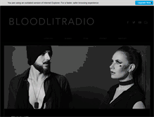 Tablet Screenshot of bloodlitradio.com